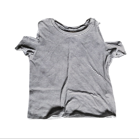 !! 3 for $10!! Hollister Striped Off-Shoulder Top - Picture 1 of 3